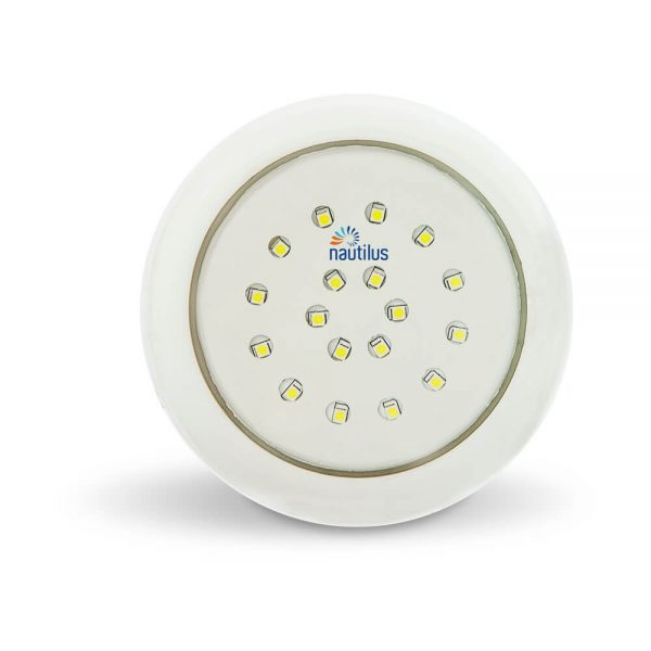 Refletor Led SMD monocromático Azul 18w 80mm Rosca BSP ½